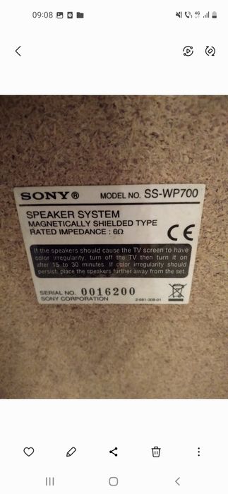 Sistem audio Sony