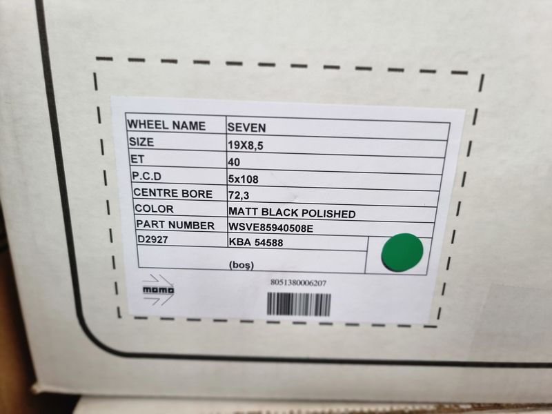 19цола 5x108 Volvo,Rover,Jaguar,Peugeot Пежо 5х108