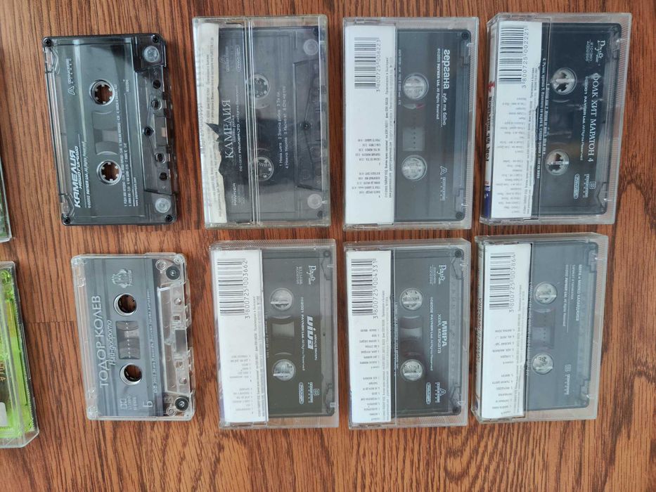 Аудиокасети с музика Planeta Payner, Vesna Zmijanac и Тодор Колев