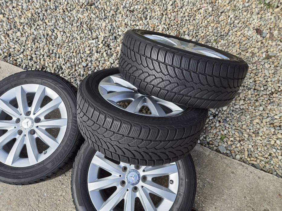 Roti/Jante Mercedes A B Class W246 W242 anvelope iarna 205 55 16