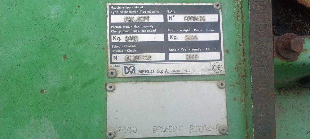 Dezmembrez Merlo P26.6 SPT
