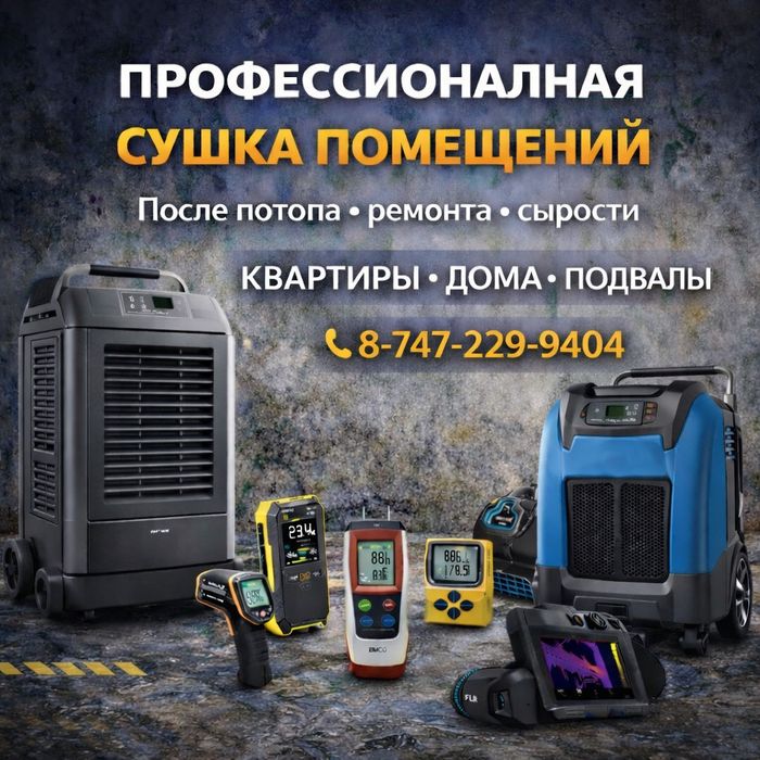 Профессиональная сушка помещений