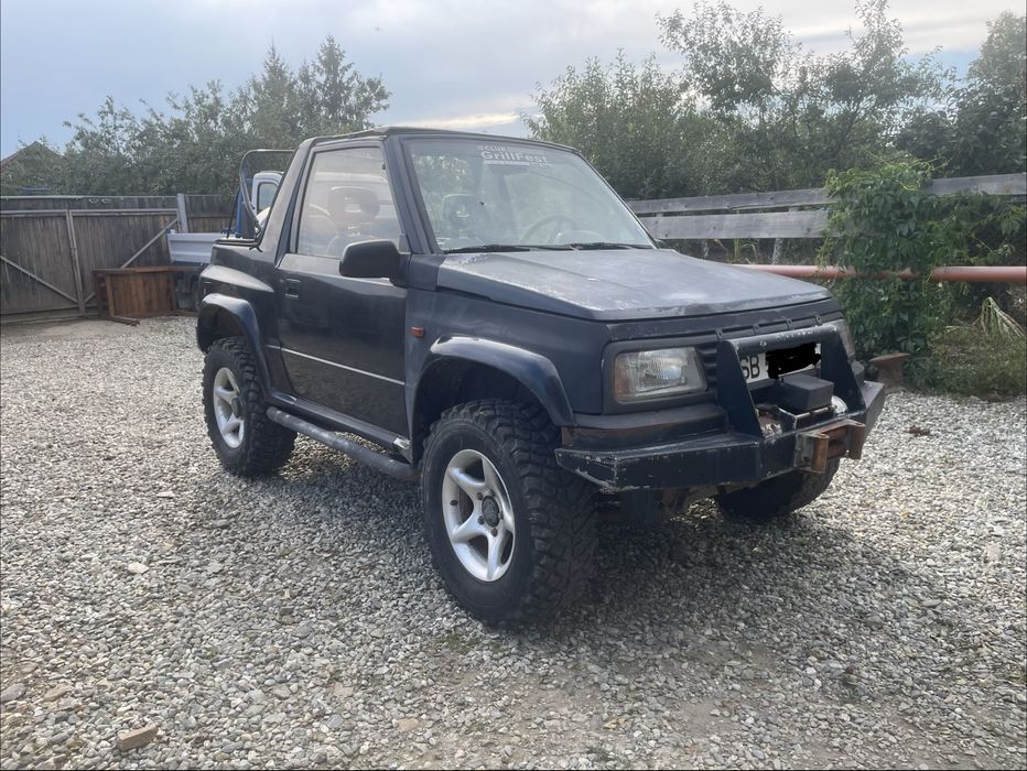 Suzuki Vitara 1991 | 1.6 8V | GPL omologat | Body lift | Suspension lift | Troliu | Bare 6 mm | Soft-top