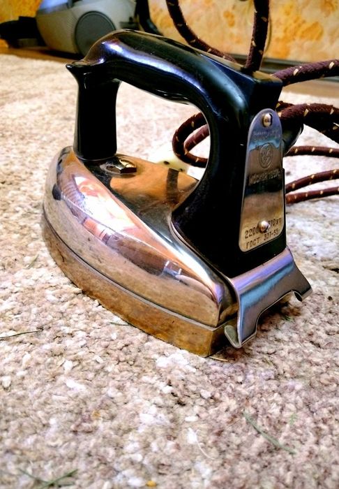 Утюг раритетный рабочий