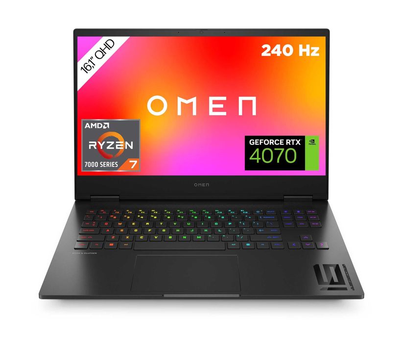 Лаптоп HP Omen 16" Ryzen 7 16RAM 1TB RTX 4070 8GB VRAM Гаранция!