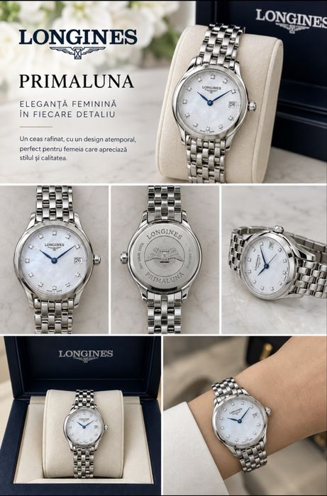 Longines PrimaLuna L8.114.4 – Swiss Made – Quartz – Safir