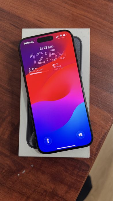 iphone 15 pro черный