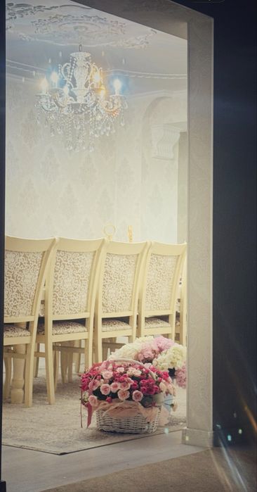 Стол и стулья 16 шт