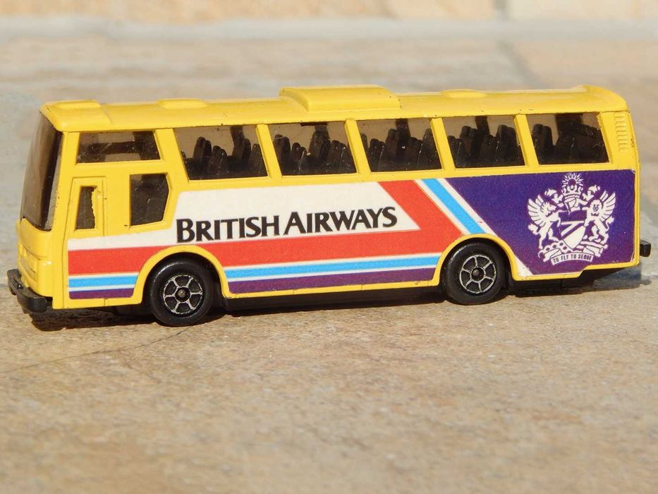 Macheta autobuz autocar Guiloy British Airways fab Spania sc 1:86