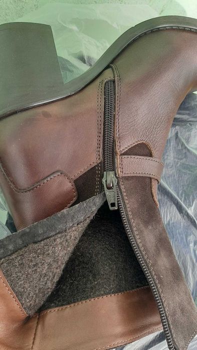 Дамски боти от естествена кожа