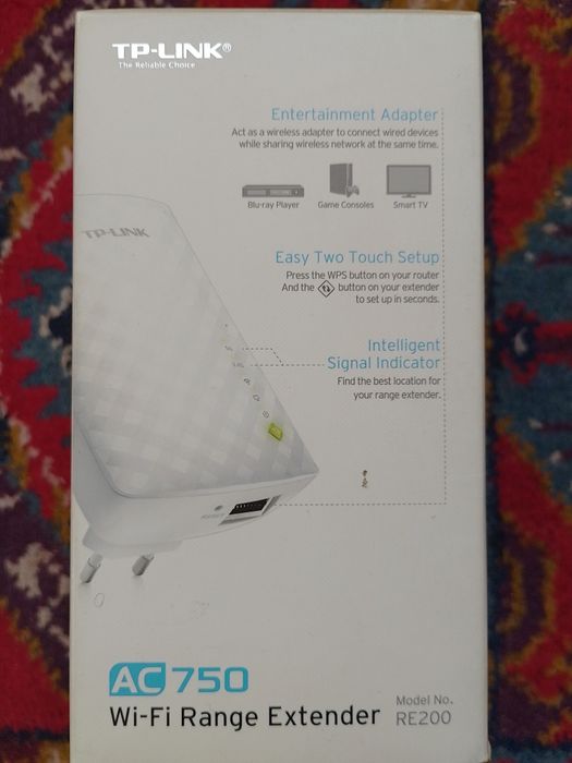 Усилитель WI-FI сигнала TP-Link RE-200.
