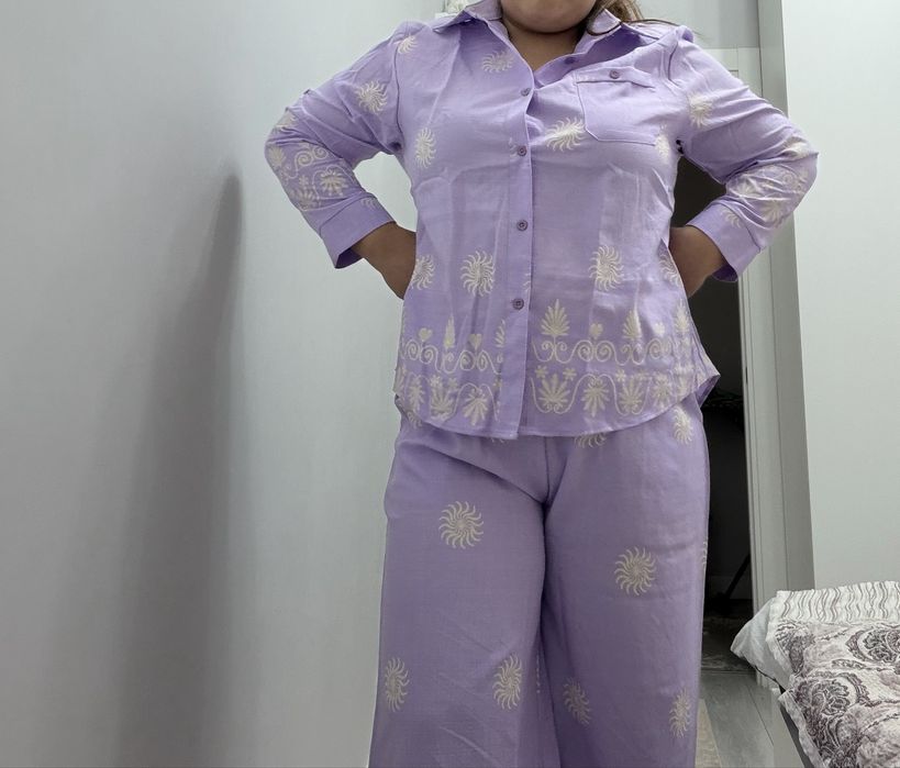 Костюм с брюками летняя