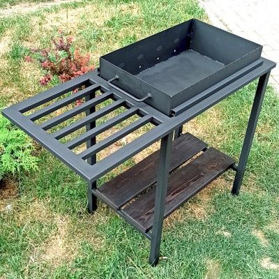 Мангал лофт металл