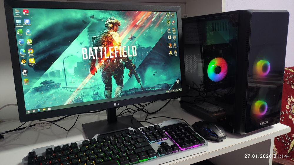 Срочно продам компьютер полный комплект в отличном состоянии, доставка