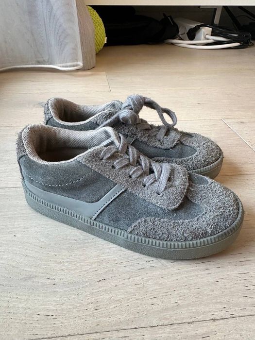 Zara adidași din piele întoarsă pentru copii, mărimea 26