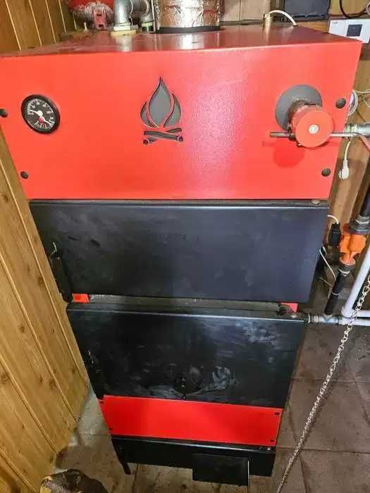 Centrala pe lemne carbune 41 kW ardere normala tiraj natural