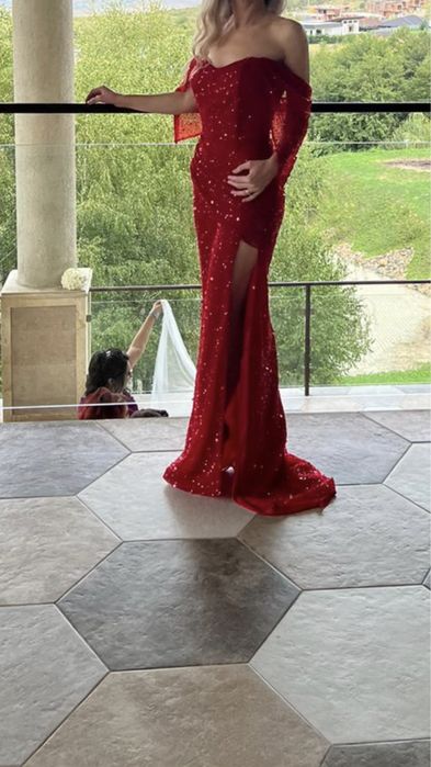 Rochie de seară, nașă, făcută la comandă