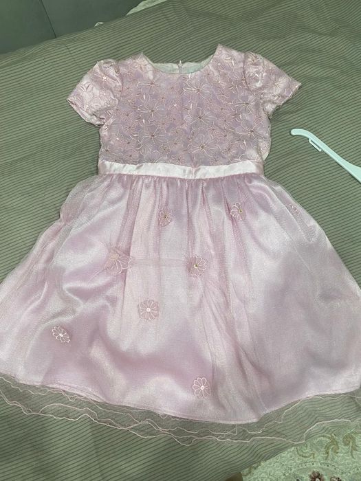 Платье снежинка для девочки