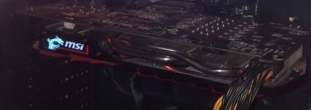 Продаётся видеокарта RX570 4Gb MSI Gaming X