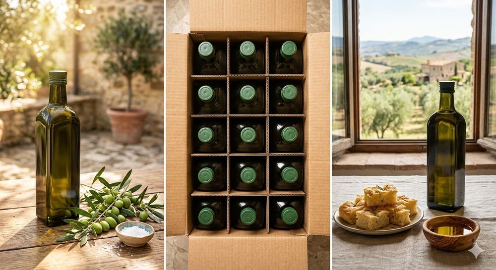 Ulei de măsline extravirgin din Sicilia – Producție proprie, presat la rece (0.75L)