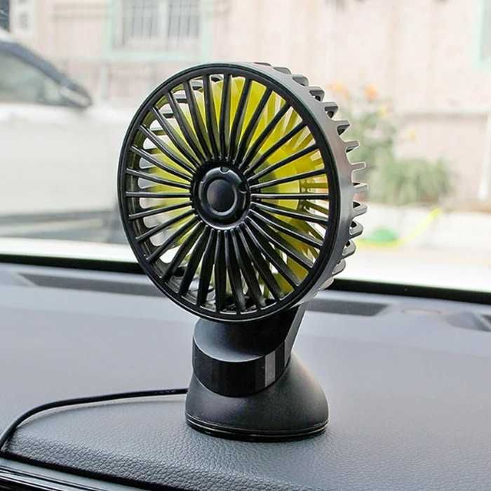 Вентилатор за кола, 2 варианта на 12V или USB