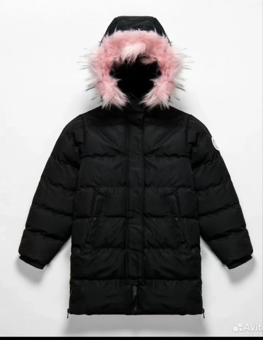 Зимняя куртка/пуховик для девочки 146 см