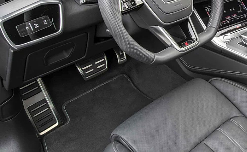Ornamente INOX pedale si footrest S-Line - Audi A6 (C8), A7 (C8)