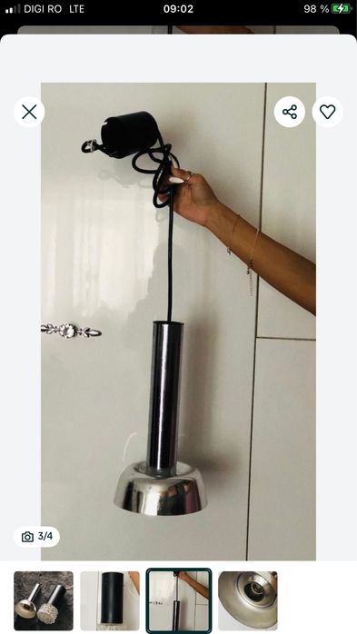 Mid century lampa pendul