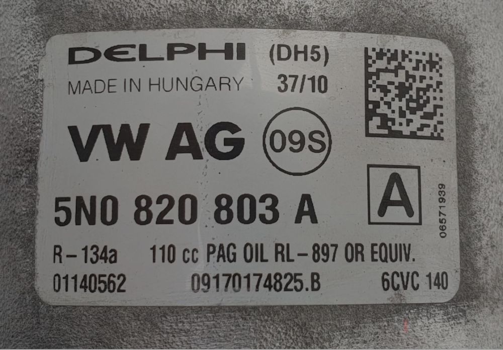 Compresor Aer conditionat Clima VW 1.2 1.4 1.6 1.9 2.0 TDI Euro4/5/6