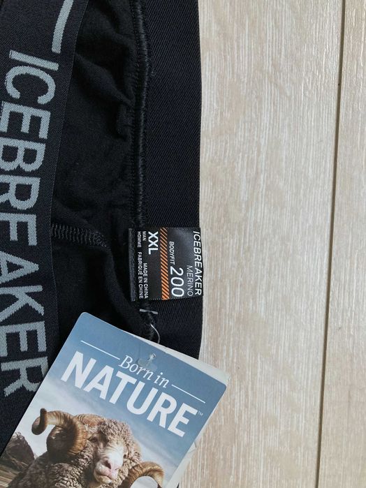 НОВ Icebreaker OASIS Merino 200 BODYFIT 3/4 мъжки клин размер XXL