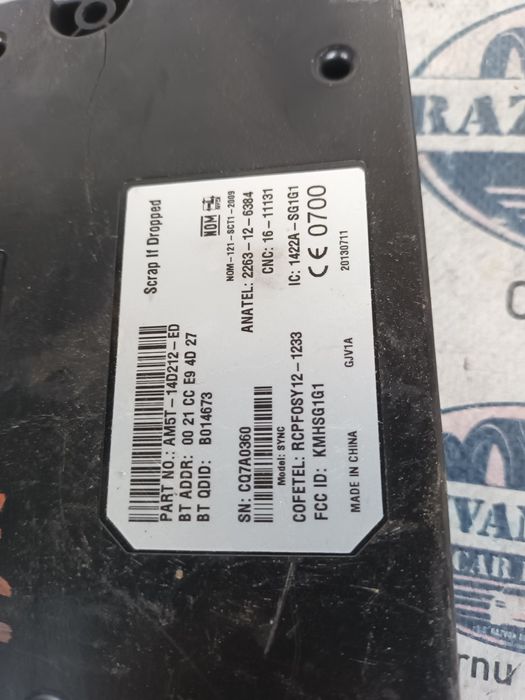 modul bluetooth ford c-max