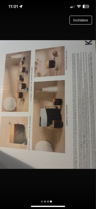 Espressor Nespresso Verto Pop, nou, culoarea roșie