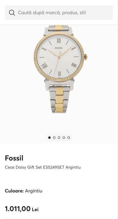 Ceas Fossil Daisy Gold NOU