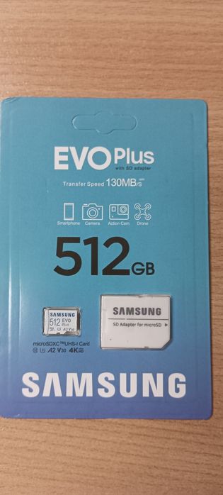 Карта памет Samsung Evo Plus + Адаптер