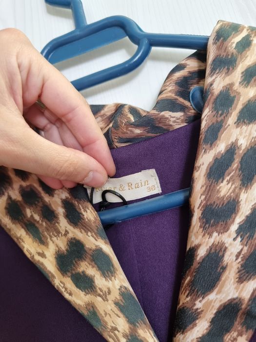 Rochie dama mov (leopard)