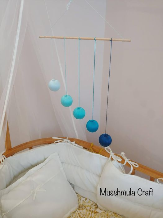 Въртележка за кошара Гоби за бебе/- Монтесори/Gobbi,подарък новородено