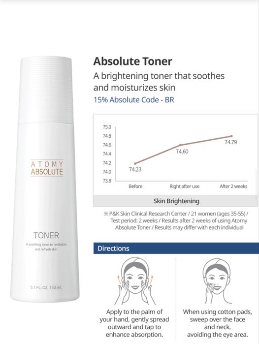 Atomy Absolute skincare set cu 6 produse coreene
