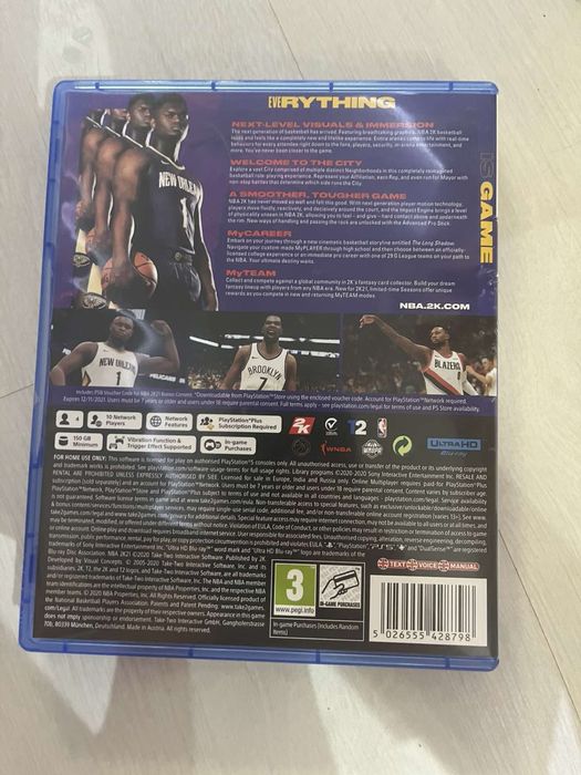 NBA 2021 за playstation 5