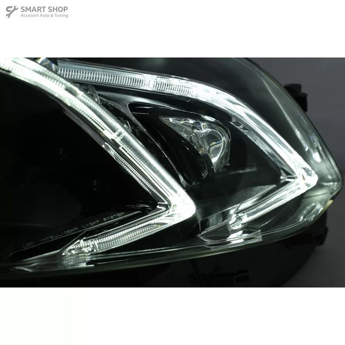 Faruri LED Mercedes E-Class W212 Facelift (2013-2016) cu Xenon