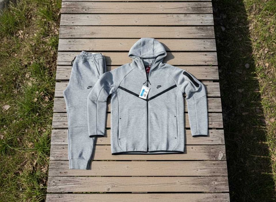 Trening Nike TECH Fleece Gri - Bumbac 100%