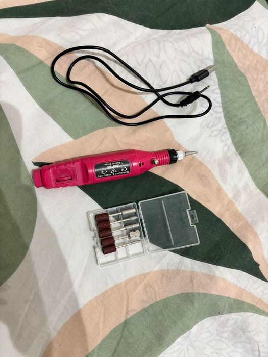 Pila electrica unghii + Ghiozdan roz fetite + Bluza H&M Justin Bieber