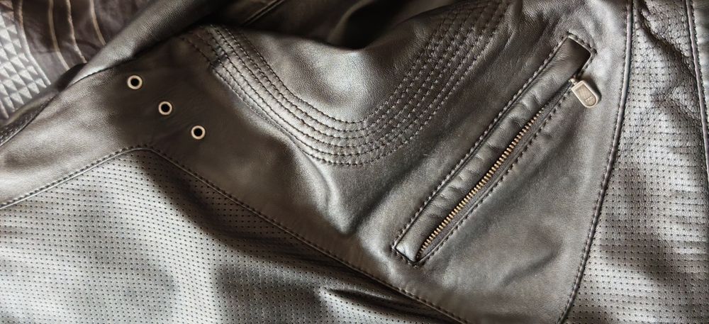 Кожаная куртка мужская