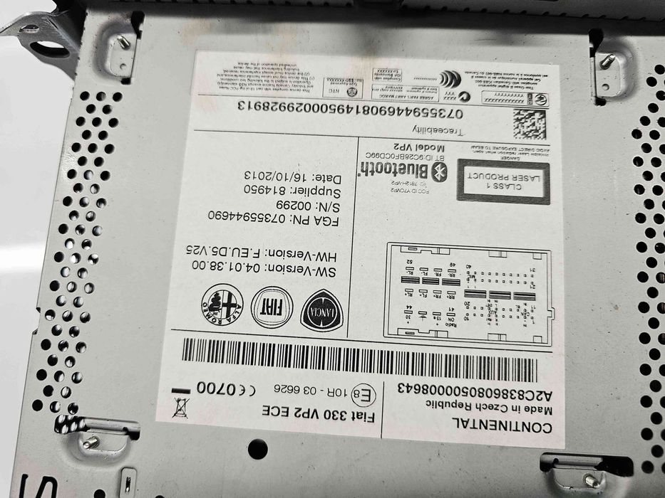 Radio CD cu navigatie Fiat 500L Trekking [Fabr 2012-prezent] 07355944