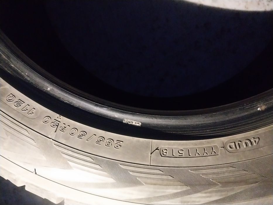 4 шины Yokohama 285 50 R20.