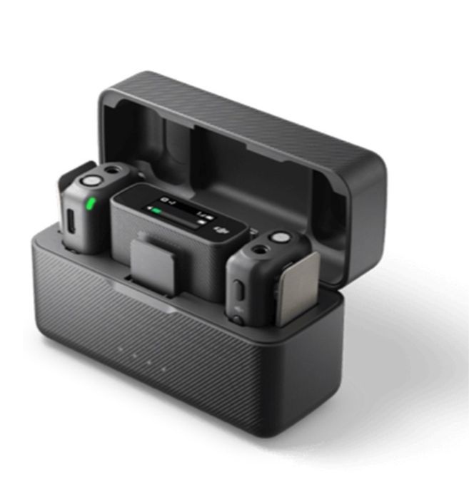 Микрофон DJI Mic (2TX + 1RX + Charging Case) черный