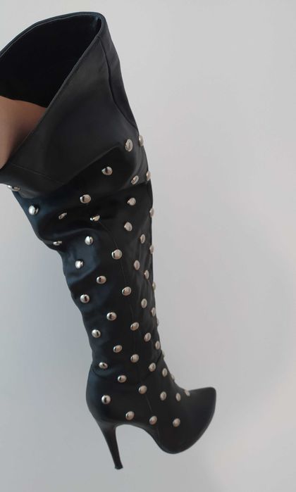 Cizme lungi piele 37