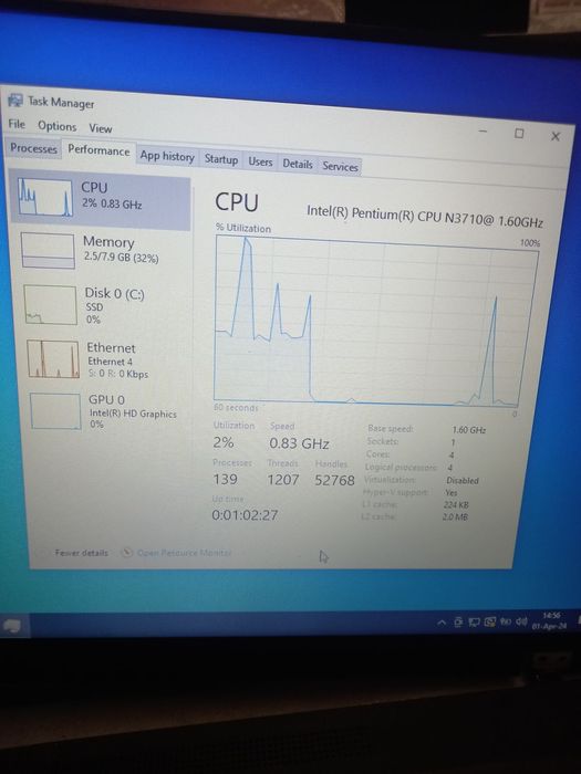 Lenovo ideapad 110-15ibr работещ, за части.