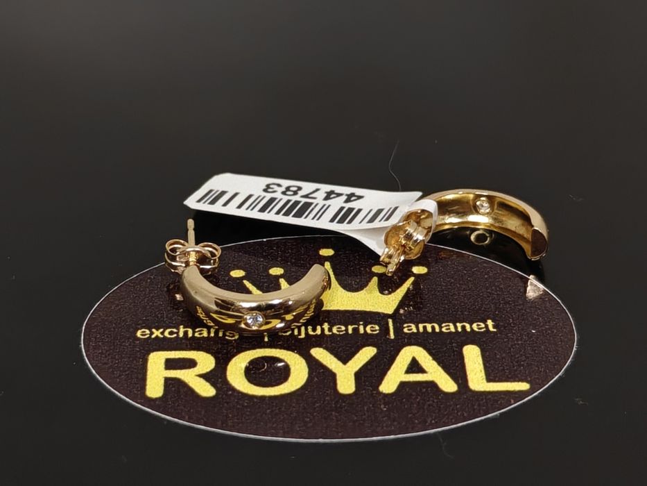 Bijuteria Royal: Cercei aur 14k/0.82 gr