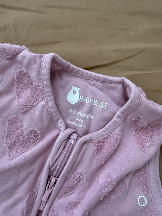 BabyBliss Спален чувал от органичен памук - 1 тог "Follow Your Heart"
