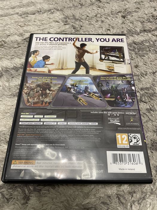 Star wars 2 dvd kinect xbox 360